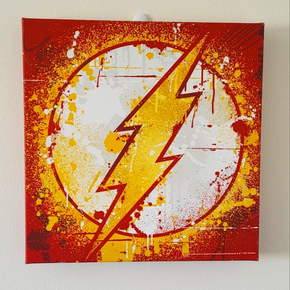 DC Comics Flash Splatter 12x12 Wall Décor